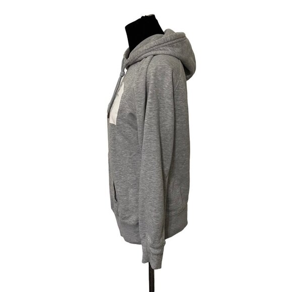 The North Face Womens Sweatshirt Pullover Hoodie Gray Grey Kangaroo Pocket XS - Picture 7 of 16